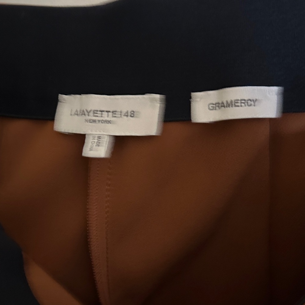 Lafayette 148 New York Tan Women's Trousers - Picture 3 of 4